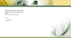Desktop Screenshot of hightechalloys.de